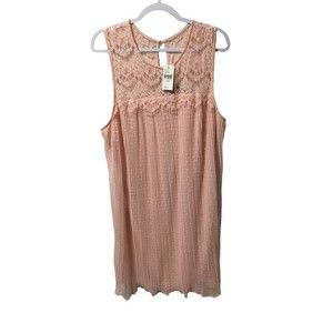 Lane Bryant NWT Pink Lace Dress Size 18/20